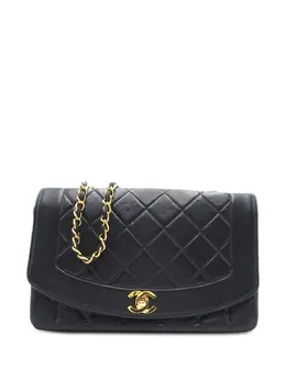 CHANEL Pre-Owned: Чёрная сумка через плечо 