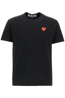 Comme Des Garcons Play: Чёрная футболка  Heart