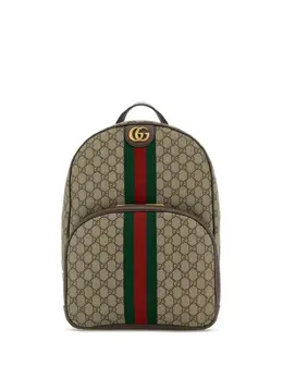 Gucci: Бежевый рюкзак  Ophidia GG