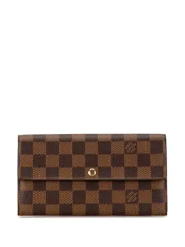 Louis Vuitton Pre-Owned: Коричневый кошелёк 