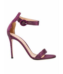 GIANVITO ROSSI: Фиолетовые босоножки 