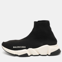 Balenciaga: Чёрные кроссовки  Speed Trainer