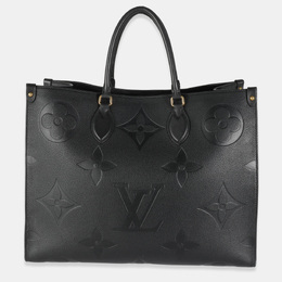 Louis Vuitton: Чёрная сумка-шоппер 
