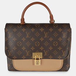 Louis Vuitton: Коричневая сумка 