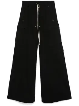 Rick Owens DRKSHDW: Чёрные брюки  Jumbo