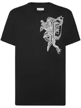Philipp Plein: Футболка с принтом 
