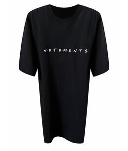 VETEMENTS: Чёрная футболка 