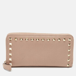 Valentino: Розовый кошелёк  Rockstud