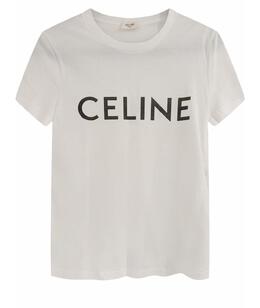 CELINE: Белая футболка 