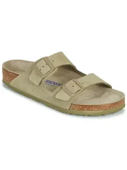 Birkenstock: Сабо цвета хаки 