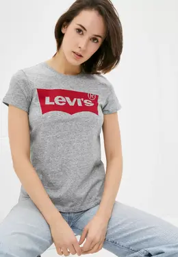 Levi's: Серая футболка 