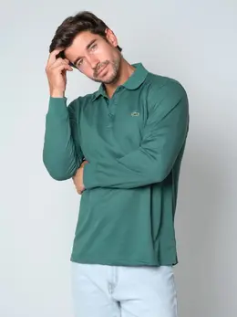 Lacoste: Зелёный свитшот 