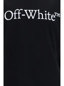 Off-White: Чёрная футболка  Bookish