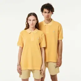 LACOSTE: Жёлтое поло 