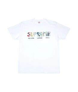 SUPREME: Белая футболка 