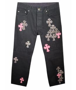 CHROME HEARTS: Прямые джинсы 