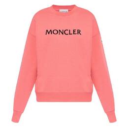 Moncler: Розовый свитшот 