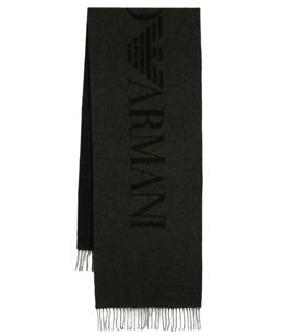 EMPORIO ARMANI: Чёрный шарф 