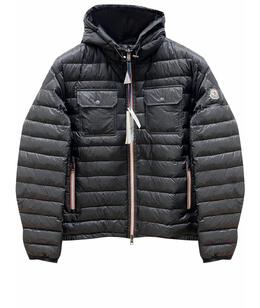 MONCLER: Чёрный пуховик 