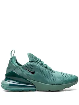Nike: Зелёные кроссовки  Air Max 270