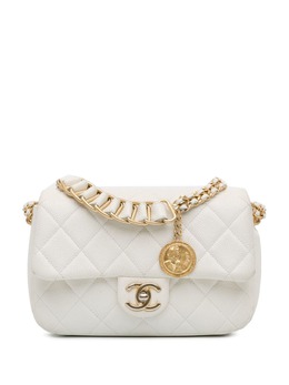 CHANEL Pre-Owned: Белая сумка через плечо 