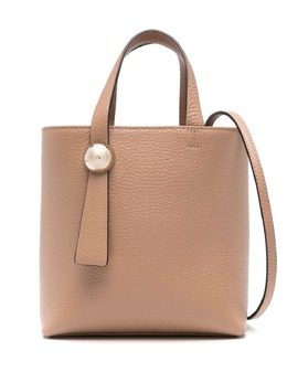 Furla: Светлая сумка-шоппер 