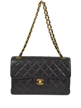 CHANEL Pre-Owned: Чёрная сумка 