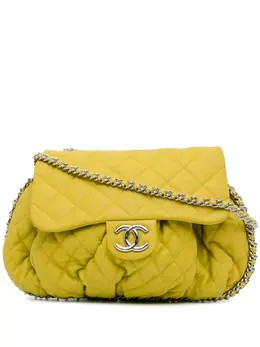 CHANEL Pre-Owned: Жёлтая сумка через плечо 