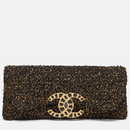 Chanel: Чёрный клатч 