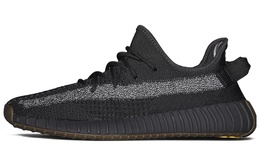 Adidas: Чёрные кроссовки  Yeezy Boost 350 v2