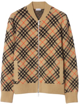 Burberry: Бежевый кардиган 