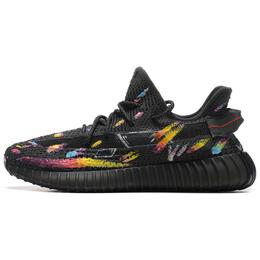 Adidas: Чёрные кроссовки  Yeezy Boost 350 v2