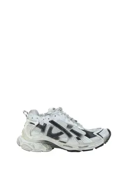 Balenciaga: Белые кроссовки  Runner