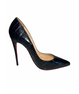 CHRISTIAN LOUBOUTIN: Тёмные туфли 