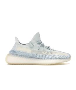 ADIDAS YEEZY: Белые кроссовки 