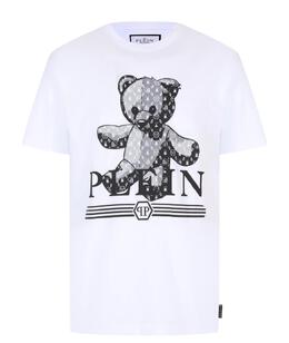 PHILIPP PLEIN: Белая футболка 