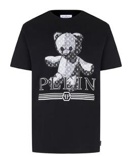 PHILIPP PLEIN: Чёрная футболка 