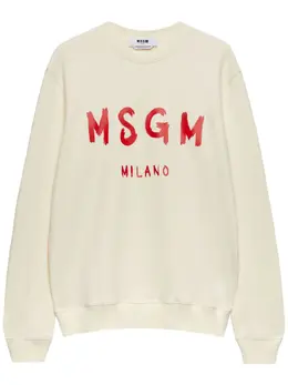 MSGM: Свитшот с принтом 