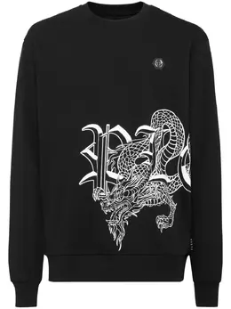 Philipp Plein: Чёрный свитшот 