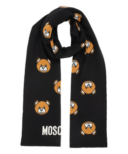 Moschino: Многоцветный шарф  Teddy Bear