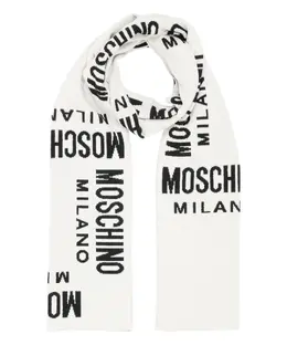 Moschino: Многоцветный шарф 