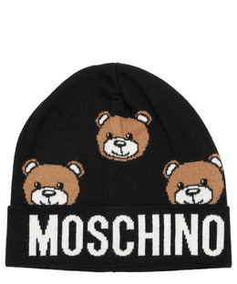 Moschino: Многоцветная шапка  Teddy Bear