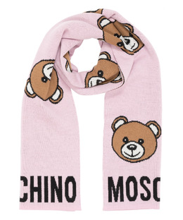 Moschino: Многоцветный шарф  Teddy Bear