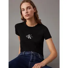 Calvin Klein Jeans: Чёрная футболка 