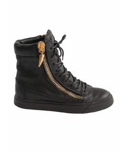 GIUSEPPE ZANOTTI DESIGN: Чёрные кеды 