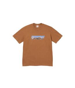 SUPREME: Коричневая футболка 