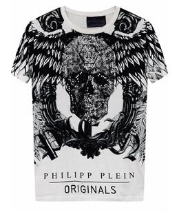 PHILIPP PLEIN: Футболка со стразами 