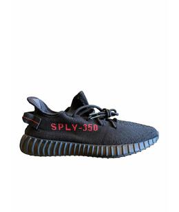 ADIDAS YEEZY: Чёрные кроссовки 