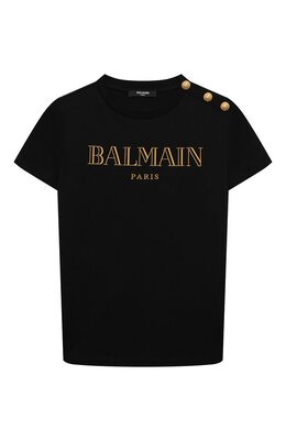 Balmain: Хлопковая футболка 