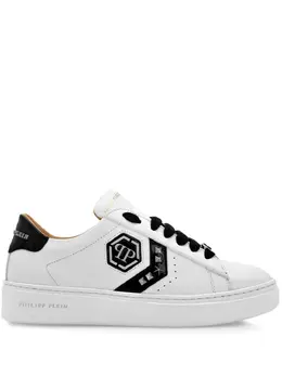 Philipp Plein: Белые кроссовки 